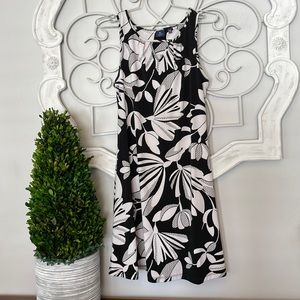 Kari Blue Black & White Dress XS